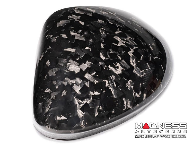 Alfa Romeo Stelvio Mirror Covers - Carbon Fiber - Caps - Feroce Carbon - Forged Carbon